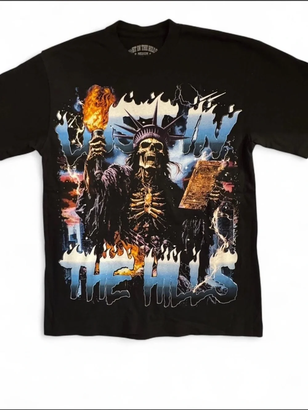 Lost In The Hills Graphic Skeleton Tee